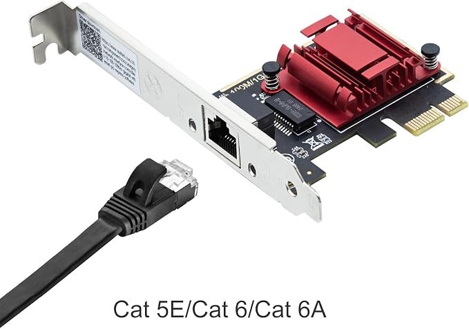 Tarjeta de Red Ethernet PCIe 10Gtek 2.5G Realtek RTL8125 miniatura 5