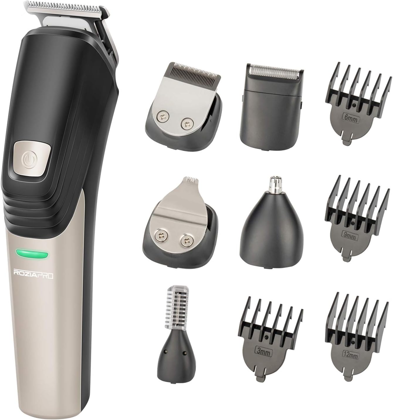 Hair Clippers for Men Beard Trimmer 6 in 1 Hair Trimmer Pro Haircut Kit Cordless USB Charging Rechargeable Waterproof Low Noise