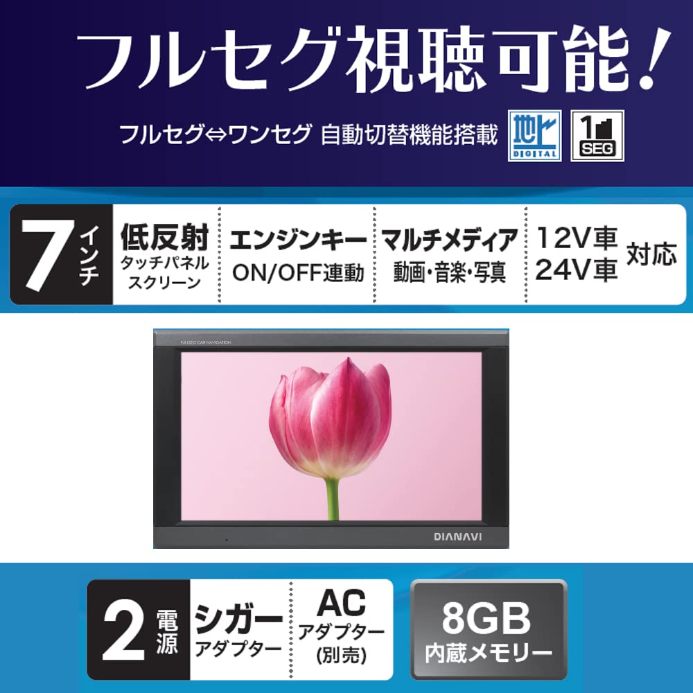 DIANAVI AMS-F921 フルセグ　ポータブルナビ　2021 展示品 DIANAVI AMS-F921 フルセグ ポータブルナビ 2021 展示品 - メルカリ