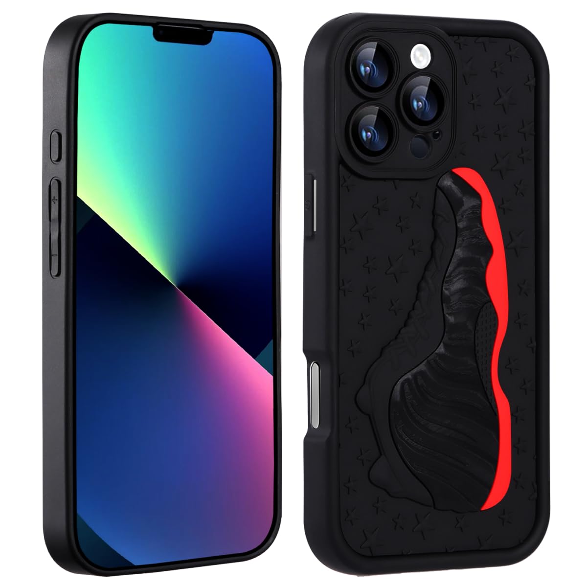 laidand Cool Sneaker Phone Case for iPhone 13 Pro Case for Boys Men Sports Shoes Shockproof Street Aesthetic Designer Cases Compatible with iPhone 13 Pro