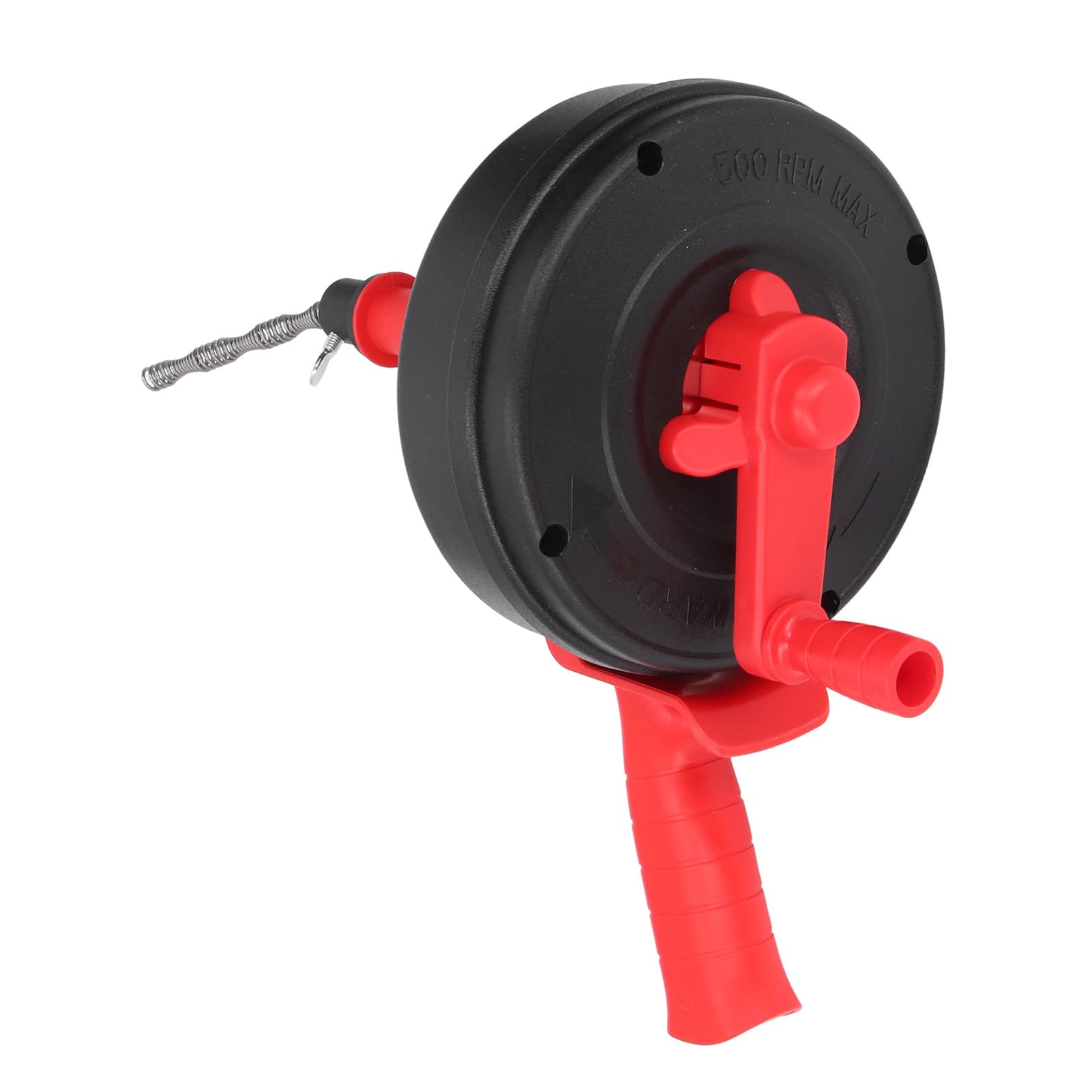 Coclea di Scarico in Acciaio Resistente, Sblocco per Tubi a Molla, Rimozione Intasamenti per, Bagno, Rosso, per Proprietari di Case, Diametro 1/2-3" (10 m/32,8 piedi)