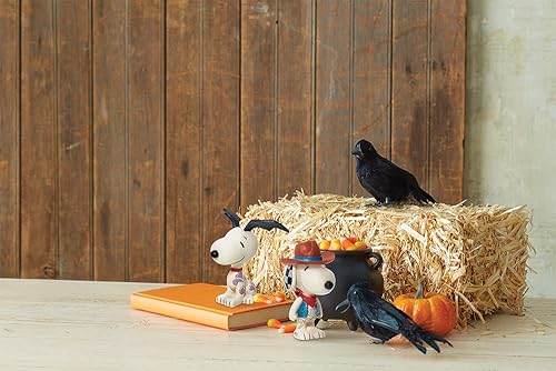 Miniatura 7 de Enesco Peanuts by Jim Shore Snoopy - Figura miniatura con orejas de murciélago, 3.22 pulgadas, multicolor