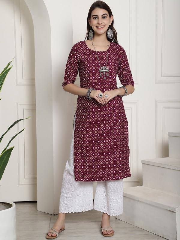 Image of Kurta for Women||Kurta||Casual Kurta|| Women's Kurta||New Fashionable Kurti ||Office Kurta for Women