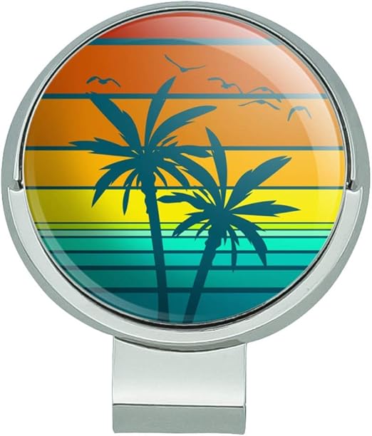 Review GRAPHICS & MORE Sunset with Palm Trees Graphic Golf Hat Clip with Magnetic Ball Marker Review GRAPHICS & MORE Sunset with Palm Trees Graphic Golf Hat Clip with Magnetic Ball Marker