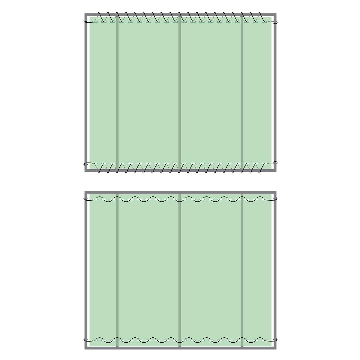 HOLZBRINK Filet d’Ombrage Potager 90%, Brise-Vent pour Serres 135g/m², Vert Foncé, Hauteur : 200cm, Longueur : 50ml, HZB-01D-200-50