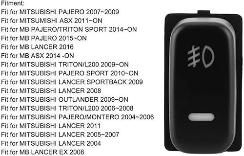 Miniatura 3 de iJDMTOY Interruptor de botón de 4 polos de 12 V estilo fábrica con luces indicadoras LED compatibles con luces antiniebla, DRL, barra de luz LED,