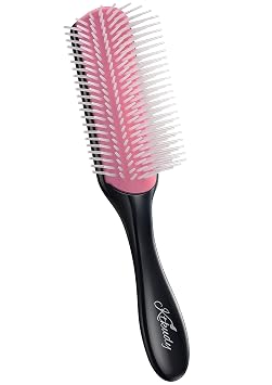 Curly Hair Brush for Detangling, Styling & Defining Curls & Waves, 9 Rows