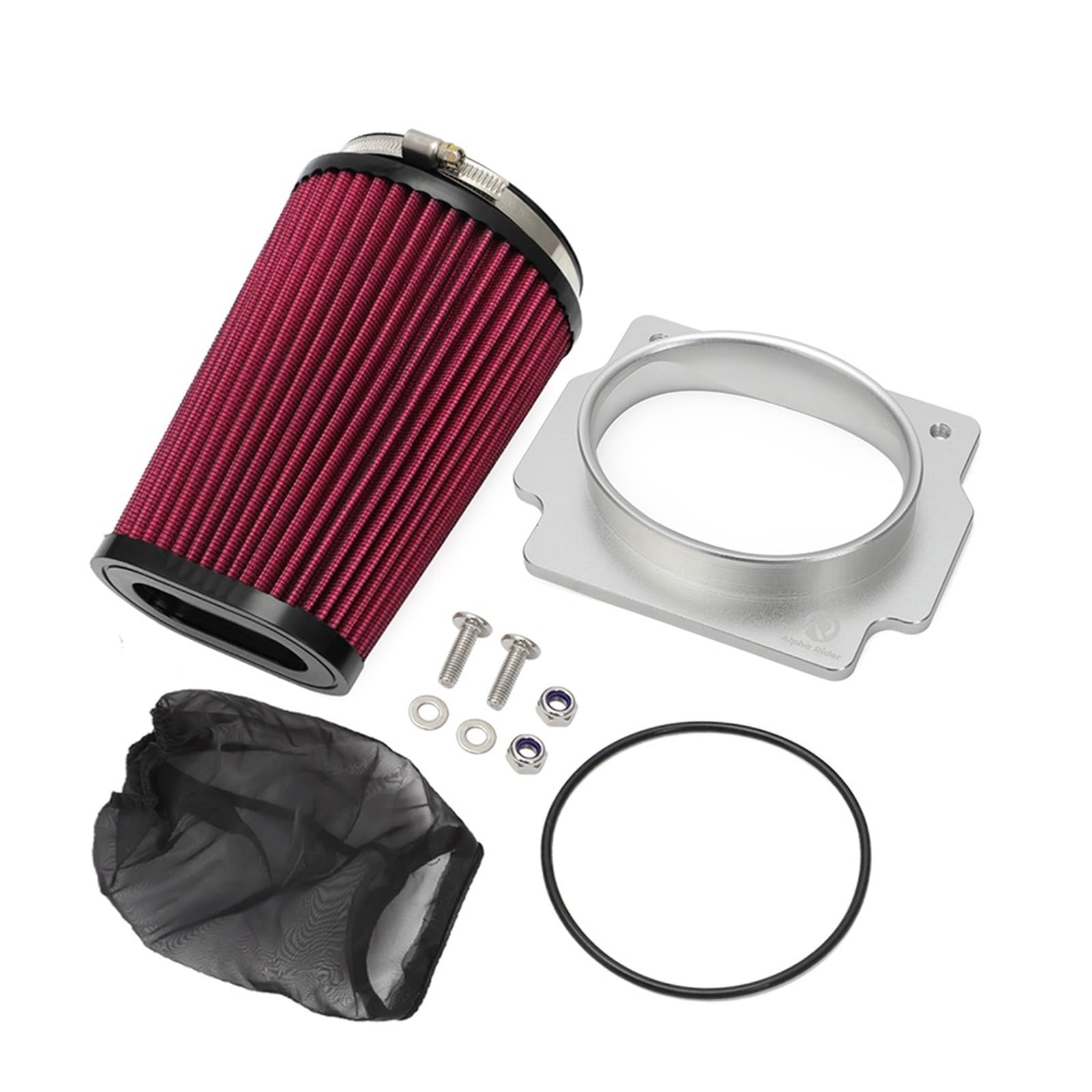 Filtro Aire Motocicleta Adaptador De Caja Aire Flujo, Kit Ropa Abrigo Filtro K + N para Yam&aha Banshee 350 1987-2006 YFZ350SE Edición Especial YFZ350SP