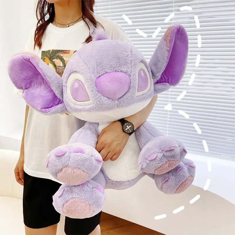 Image of 30cm Stitch Soft Toy for Kids Cuddly Purple Koala Plush with Floppy Ears Small Size Huggable Plushie Toys Cute Stuffed Animal Birthday Gift for Boys Girls Baby Toddlers