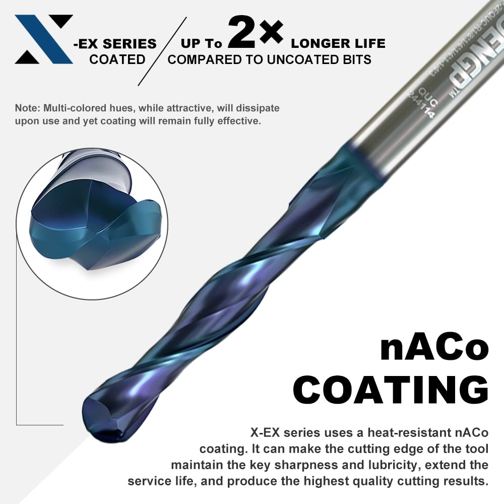 Up Cut Ball Nose Router Bit for CNC, 1/4 inch Cutting Diameter and 1-1/4 inch Cutting Length 1/4 inch Shank with nACo Coated Carbide End Mill for Wood Side Milling End Milling, Finish Machining