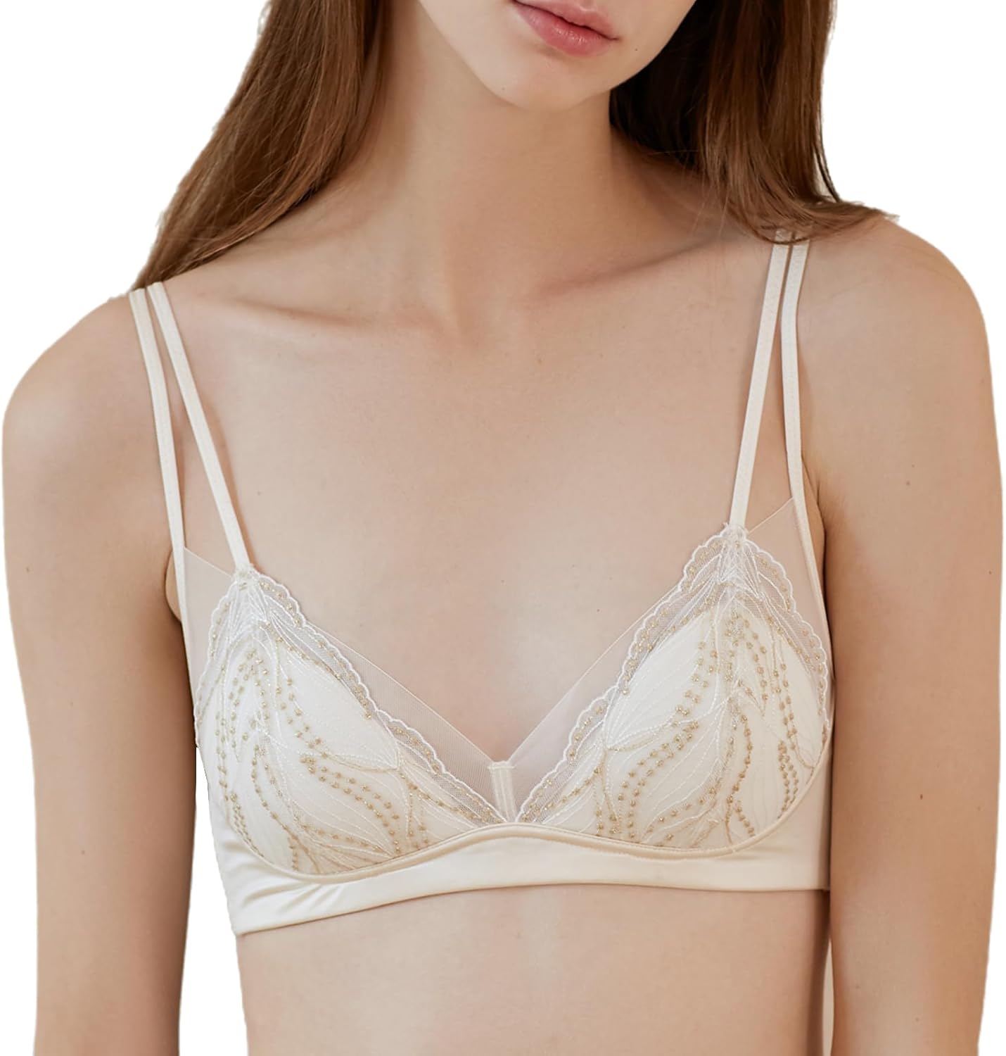 N7 ひなちゃんねる　レースアップ　スポブラ ホワイト　リニューアル N7 ひなちゃんねる スポーツブラ ホワイト N7 sports bra スポーツブラ