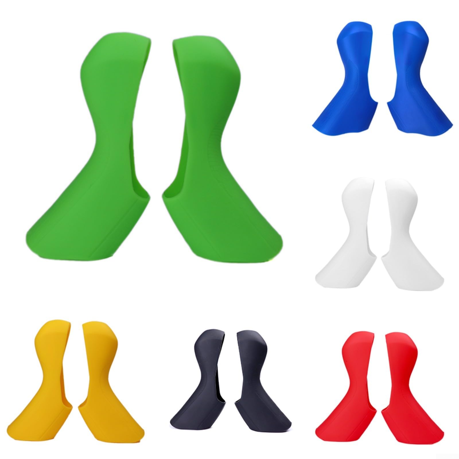 Cabilock 2 pezzi Coprileve Freno Silicone per Bici da Strada Manicotti