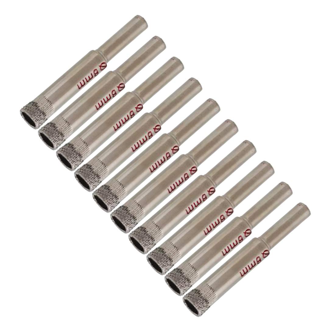 Generic 10pcs/lot 8mm Diamond Holesaw HSS Hole Saw Drill Bit Set for Glass Tile Ceramic Marble Porcelain Cutting (B071DW5JSN) Amazon Price History, Amazon Price Tracker
