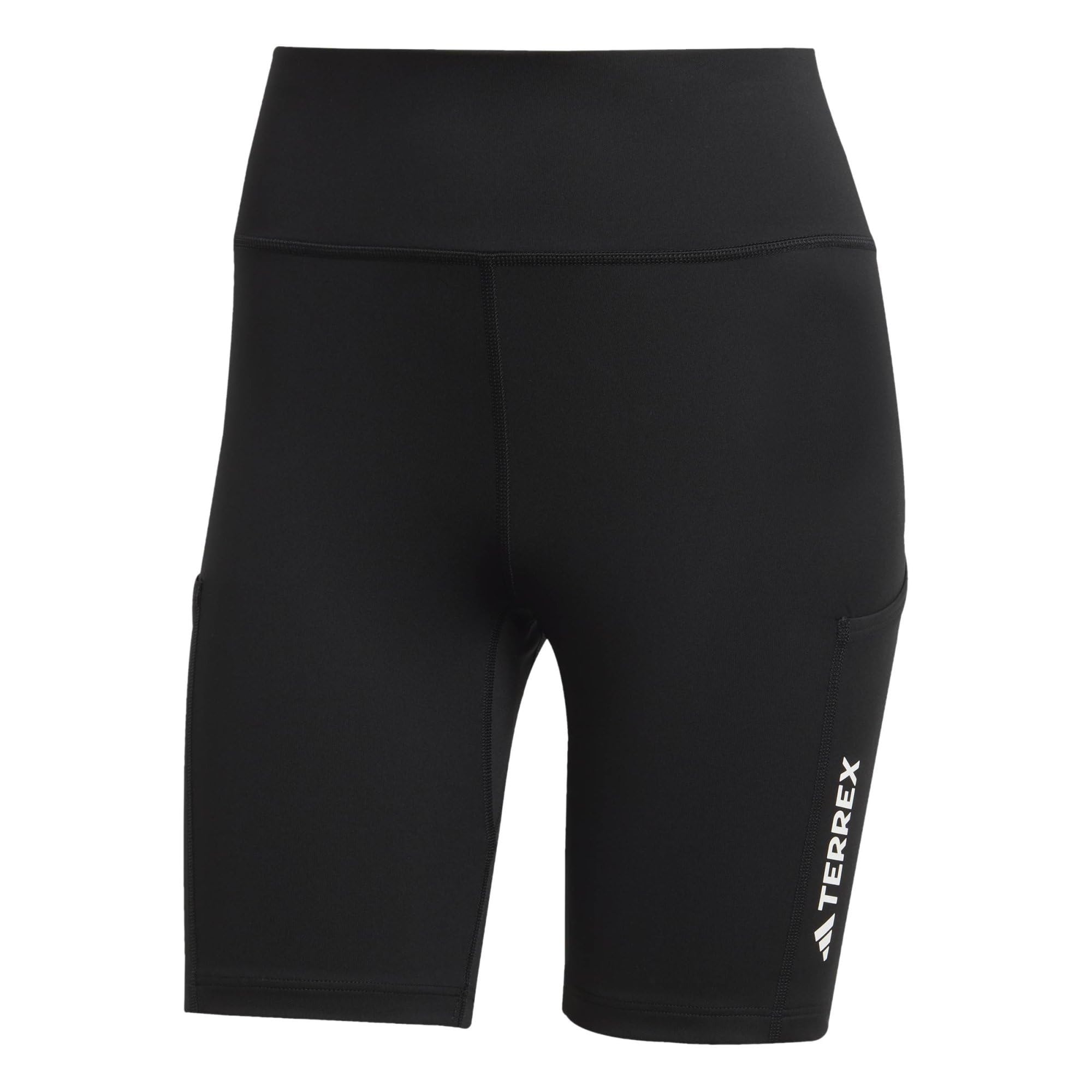 adidas Women's Terrex Multi 8Inch Tight Shorts, Black, L