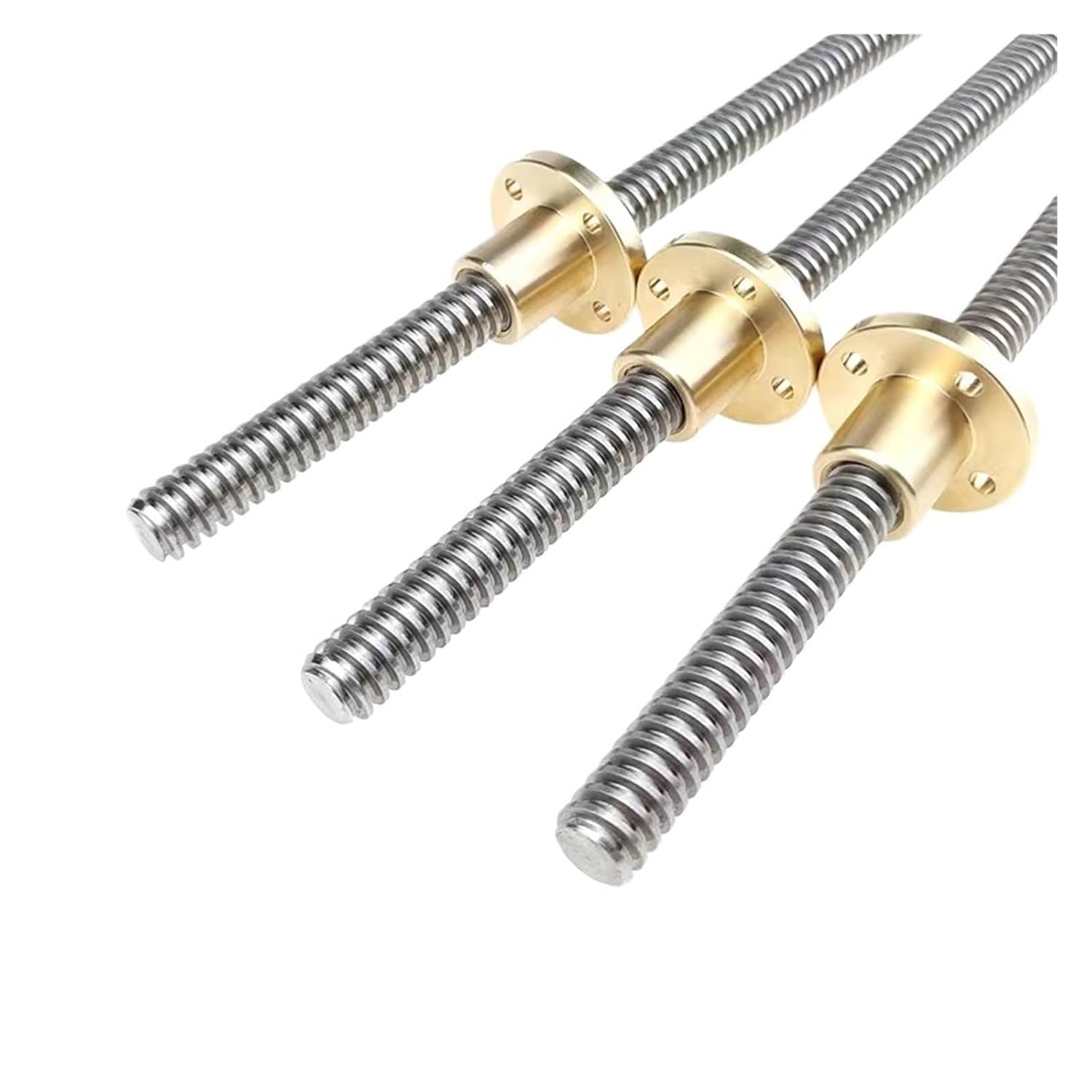 Ball Screw, Linear Motion Ball Screw T20 Lead Screw Linear Guide Lead 8mm Pitch 4mm Length 100mm to 1000mm with Brass Nut CNC 3D Printer(800mm)