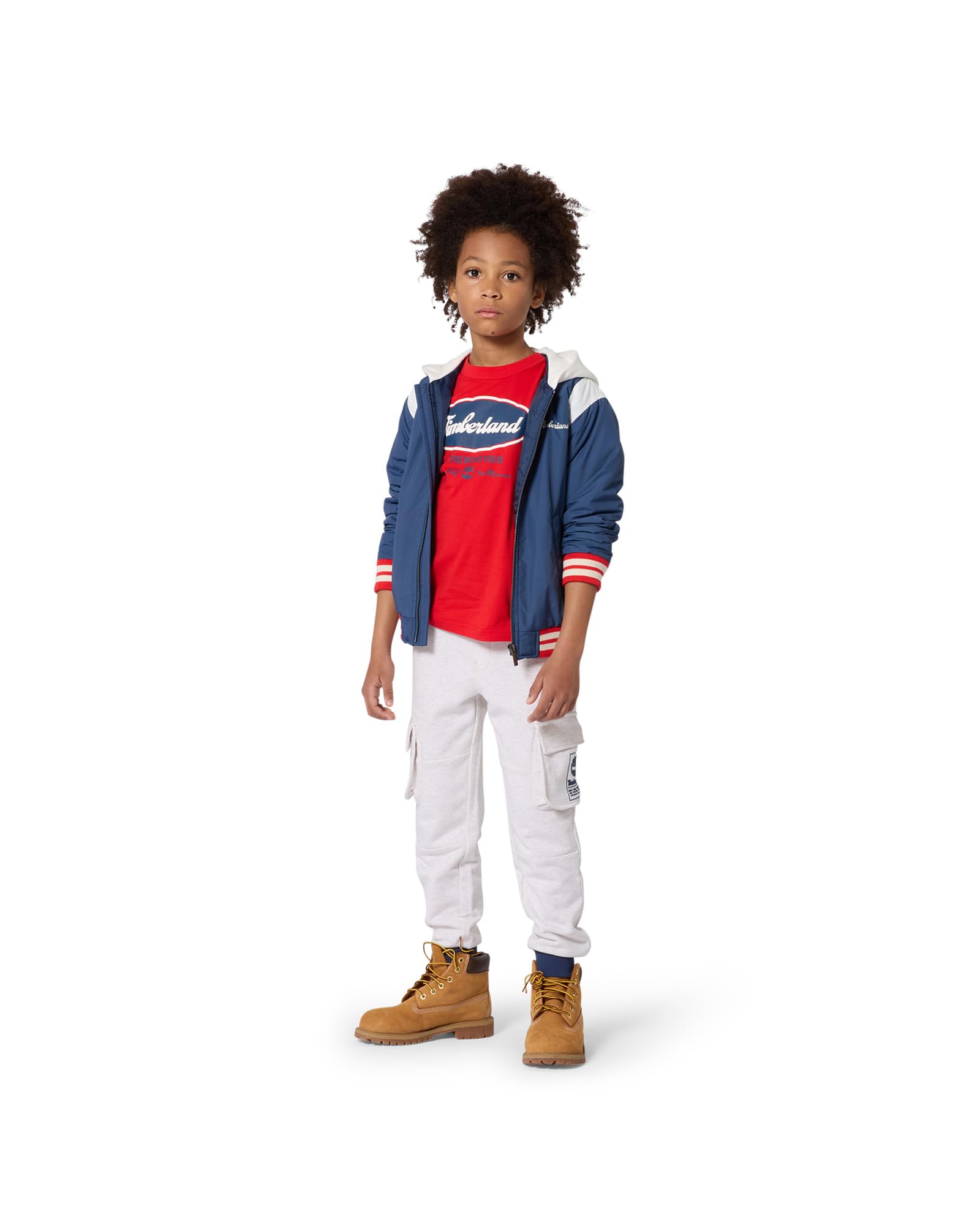 Timberland Pantalones de chándal para niño, Color Gris, 4 años