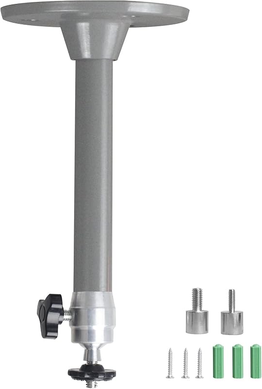 Mini Ceiling Wall Projector Mount Stand 175mm, Gray | Projector Holder Compatible with QKK,DR.J,DBPOWER,Anker,VANKYO,AAXA,Jinhoo,PVO,TMY,AuKing and Most Other Mini Projector
