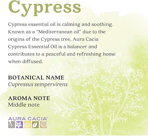 Miniatura 2 de Aura Cacia Pure Cypress Aceite Esencial  0.5 fl. oz.  Cupressus sempervirens