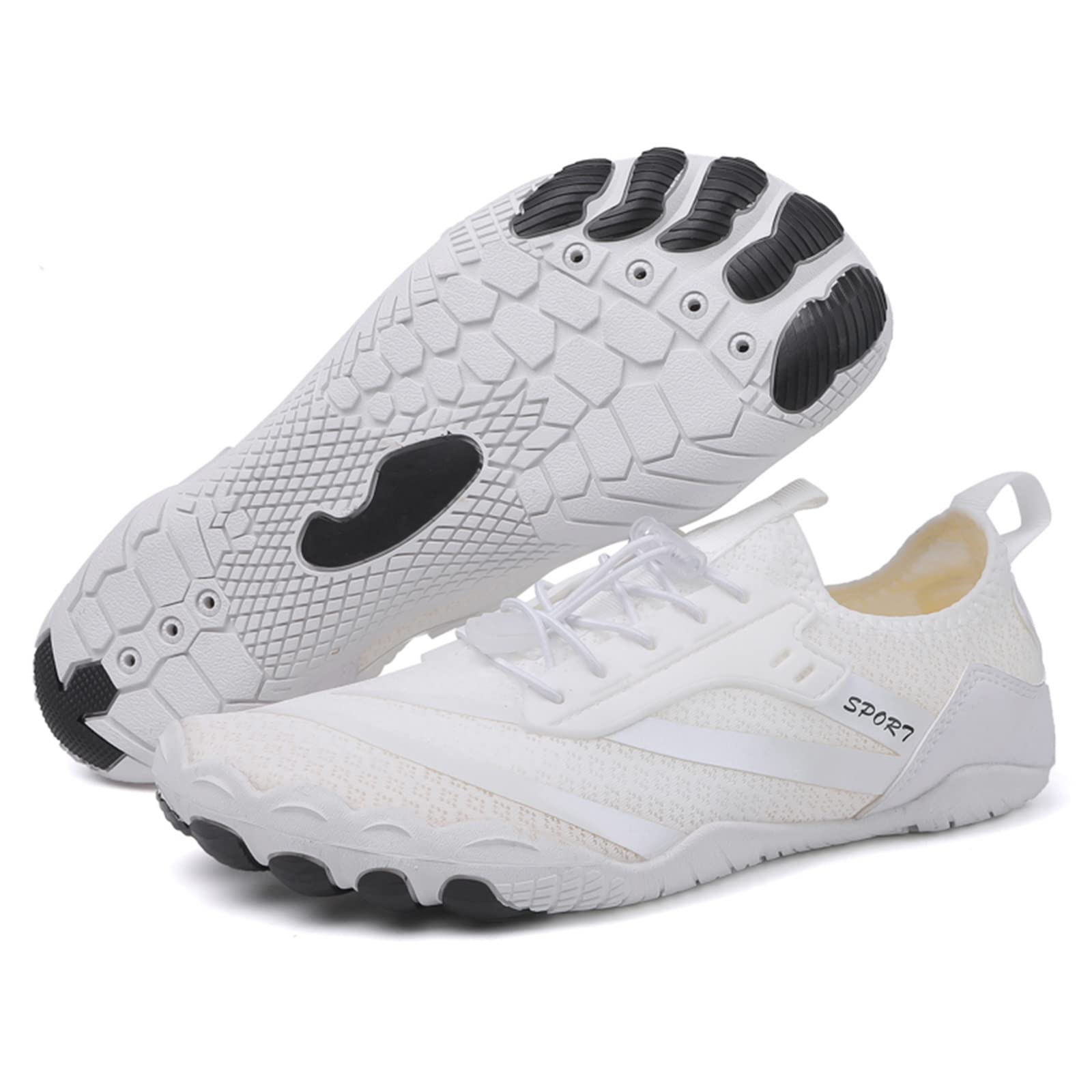 AONETIGER Zapatos de Agua Hombre Mujer Barefoot Zapatillas de Deportes Acuaticos Transpirable Ligeras Secado Rápido Descalzos Trail Calzado para Fitness Playa Vela Snorkel