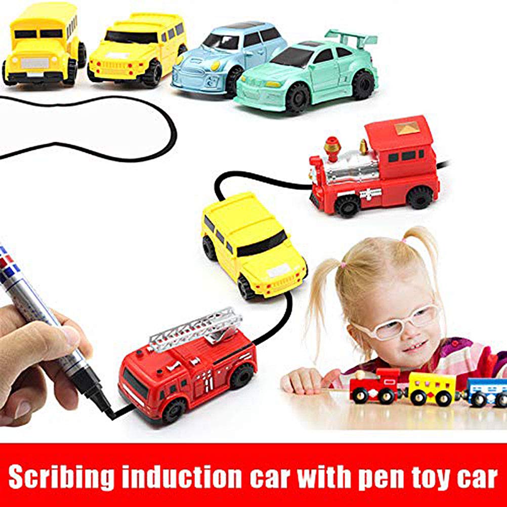 Tbest Inductive Car, Educational Toy, Mini Engineering Vehicle, Line Following, STEM Learning, for Kids Parents, Schools - Image 2