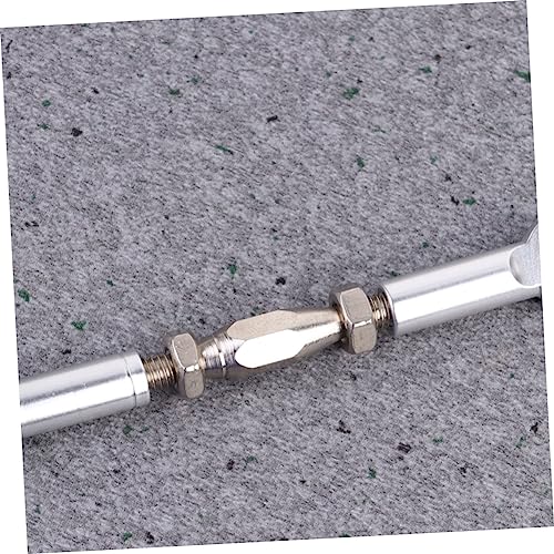 KOMBIUDA 6 piezas Tirantes de Aluminio para dirección de auto Rc, mejora compatible con camiones Rc y piezas para orugas miniatura 3