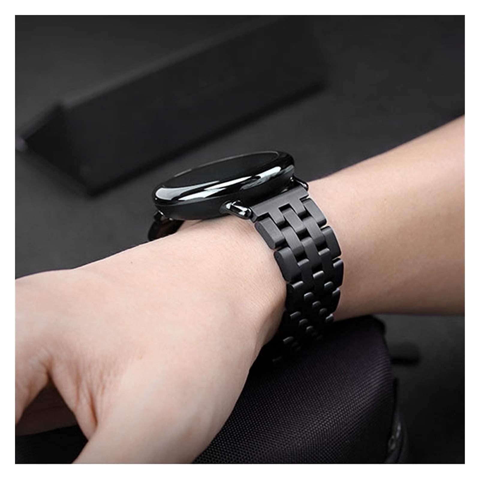 Bracelet de rechange en acier inoxydable de 20 mm et 22 mm, 22mm