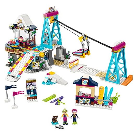 LEGO Friends Snow Resort Ski Lift 41324 Building Kit (585 Pieces)