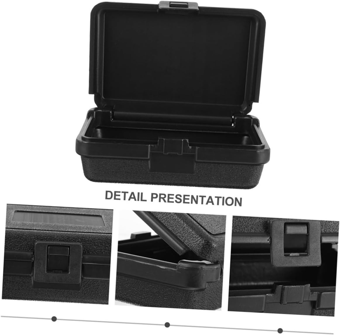 VILLCASE 2pcs Compact Tool Storage Case Heavy Duty Mechanics Organizer for Outdoor Use Durable Plastic Protective Briefcase with Efficient Layout