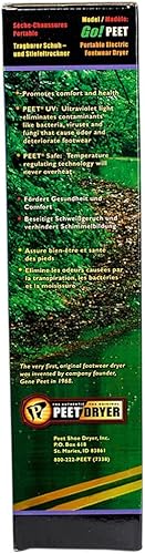 Miniatura 7 de PEET GO Secador eléctrico portátil de 2 zapatas con adaptador de corriente para vehículos
