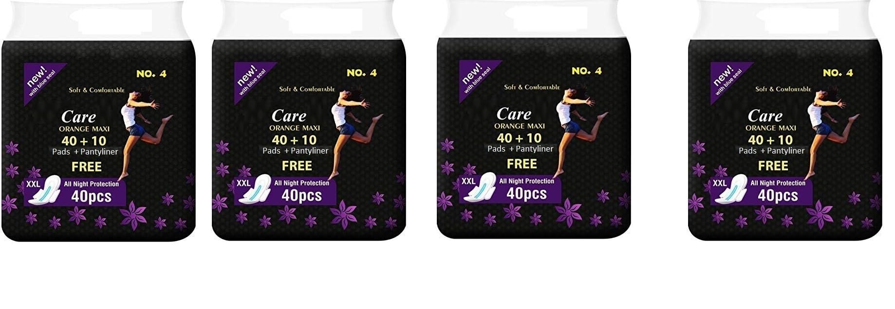 Dilency Sales Sanitary Pads For Women/Girls (XXL) (Pack Of 40 Pads + 10 Panty-Liner) (PACK OF 4) (B07HZ346Q1) Amazon Price History, Amazon Price Tracker