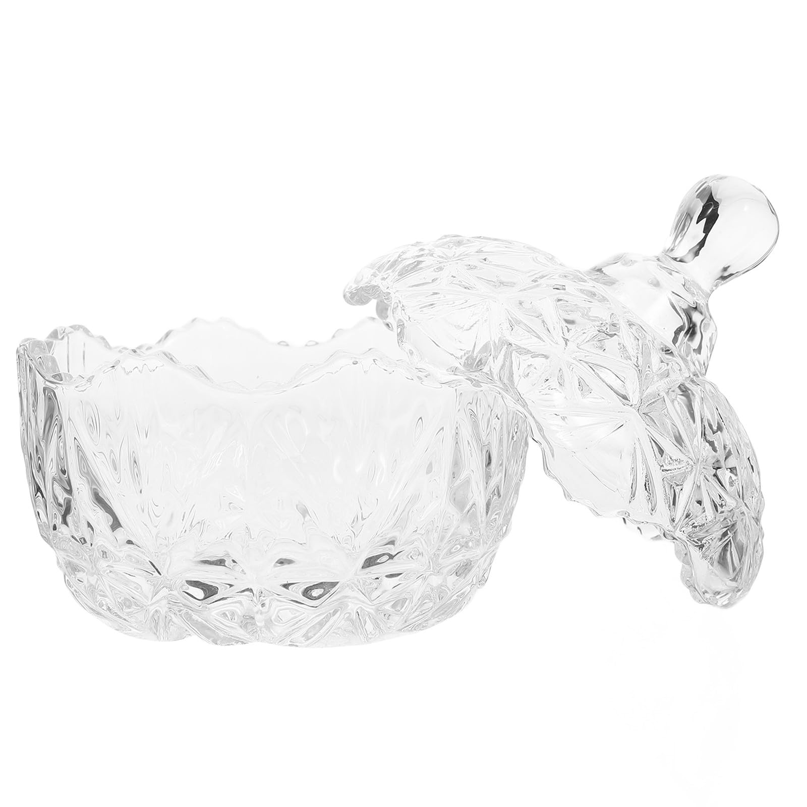 Boîte à bonbons en verre Uonlytech pour ranger les petits objets éparpillés