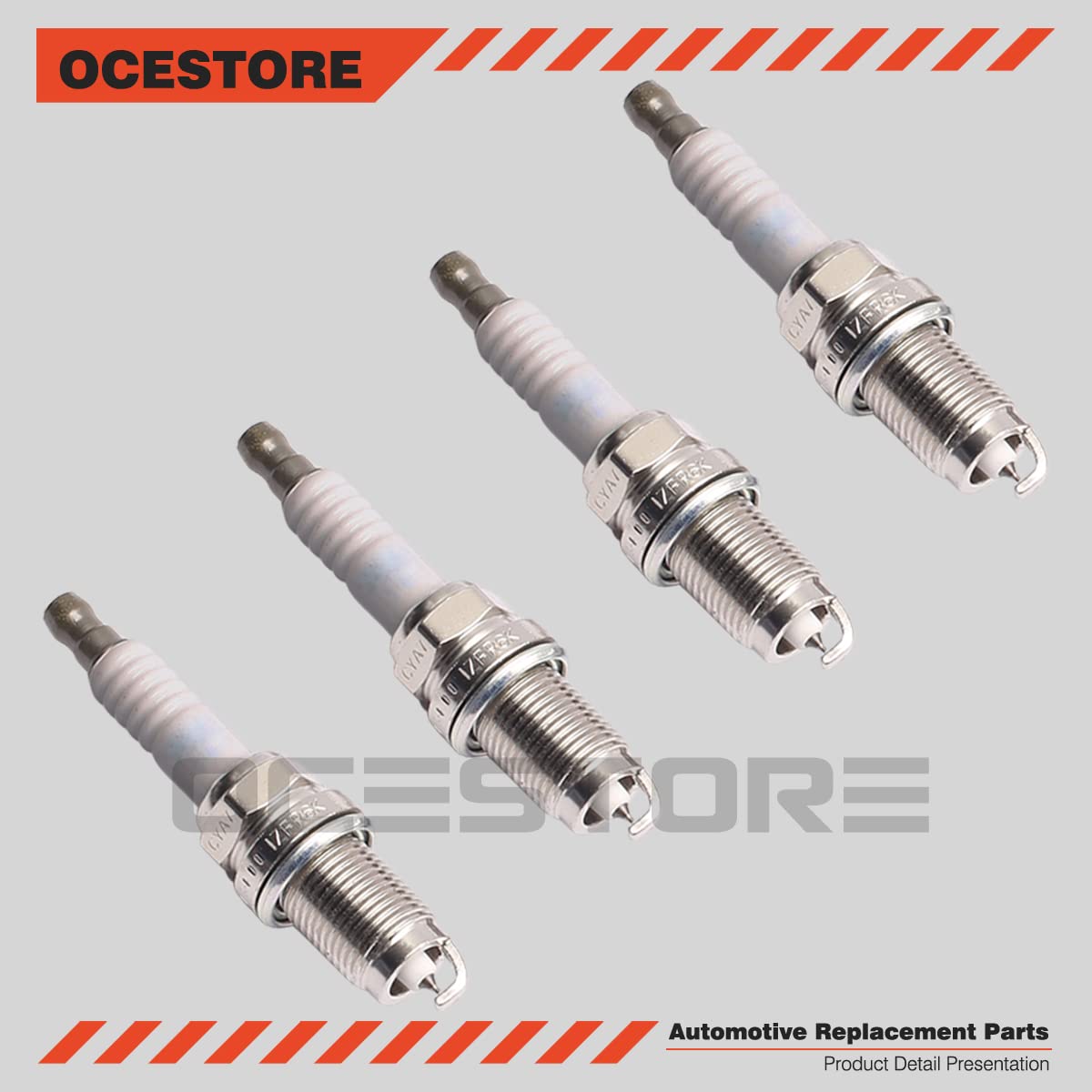 PeakCar 4pcs Laser Iridium Spark Plug, IZFR6K13 6774 Replacement