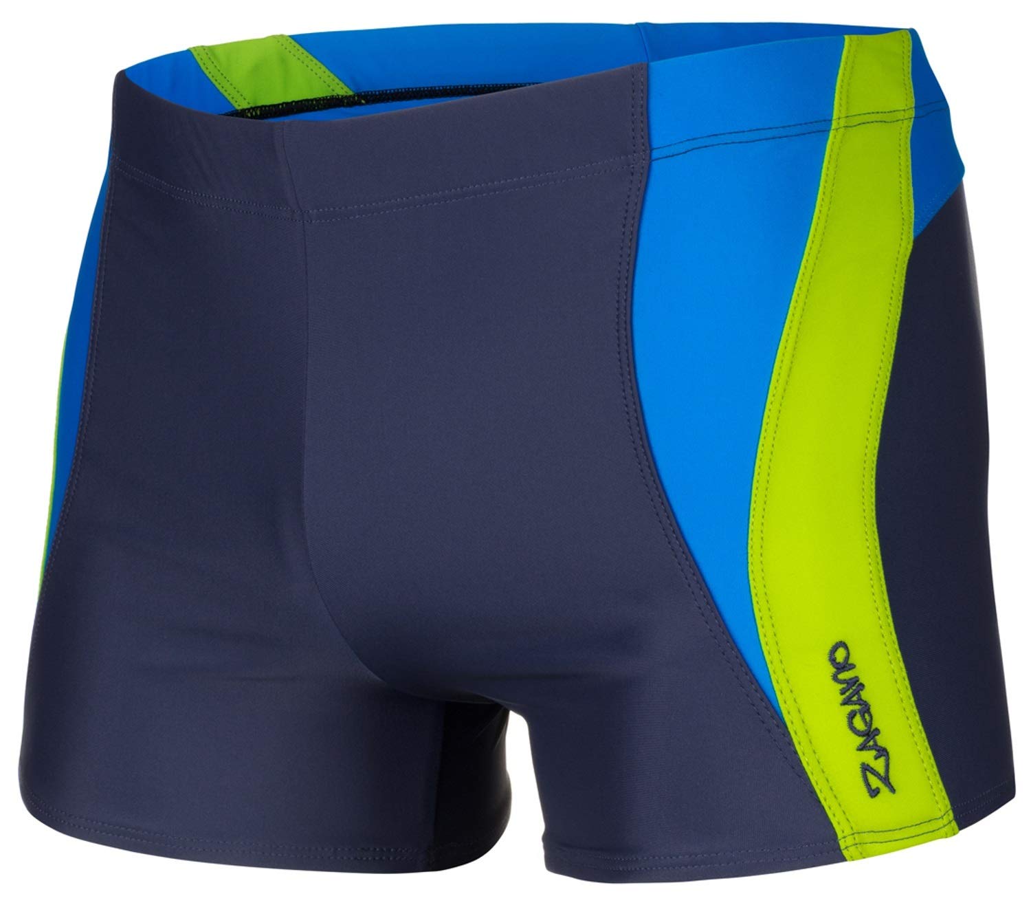 Zagano Adam Lipski - Extrem widerstandsfähige Männer Badehose eng anliegend I Schwimm-Shorts I Komfortable Schwimmhose Herren eng I Klassisch bis Moderne Motive I S - 3XL