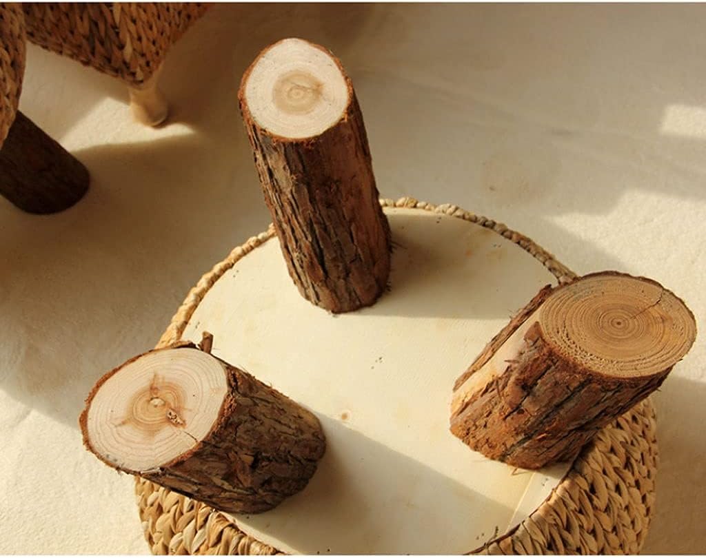 Minimalist Fashion Creative Straw Wooden Stool Round Stool Creative Shoe Stool Bench Small Stool Seat Cushion Stool for Bathroom Bedroom Living Roomcasual/Style B