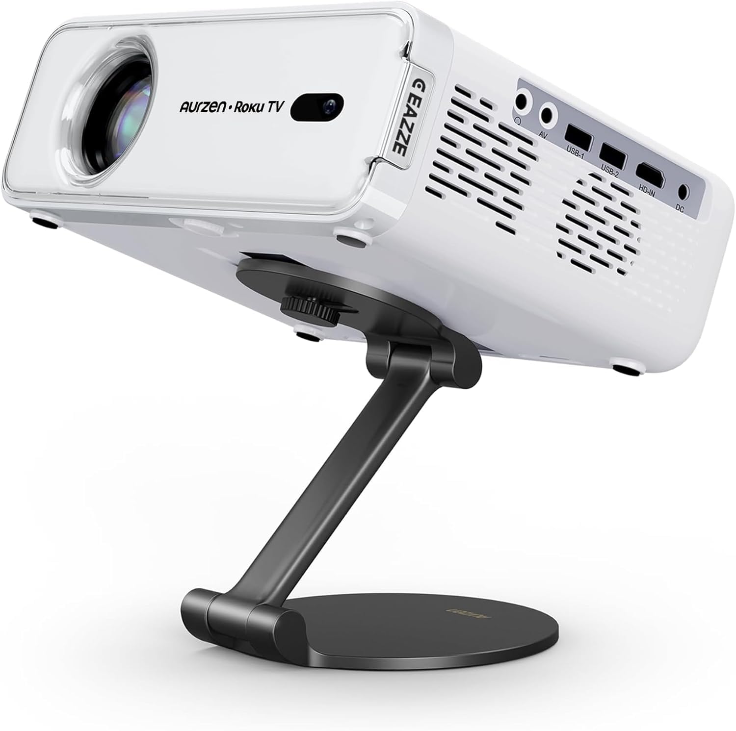 Amazon.com: Aurzen Roku TV Smart Projector with Foldable Stand