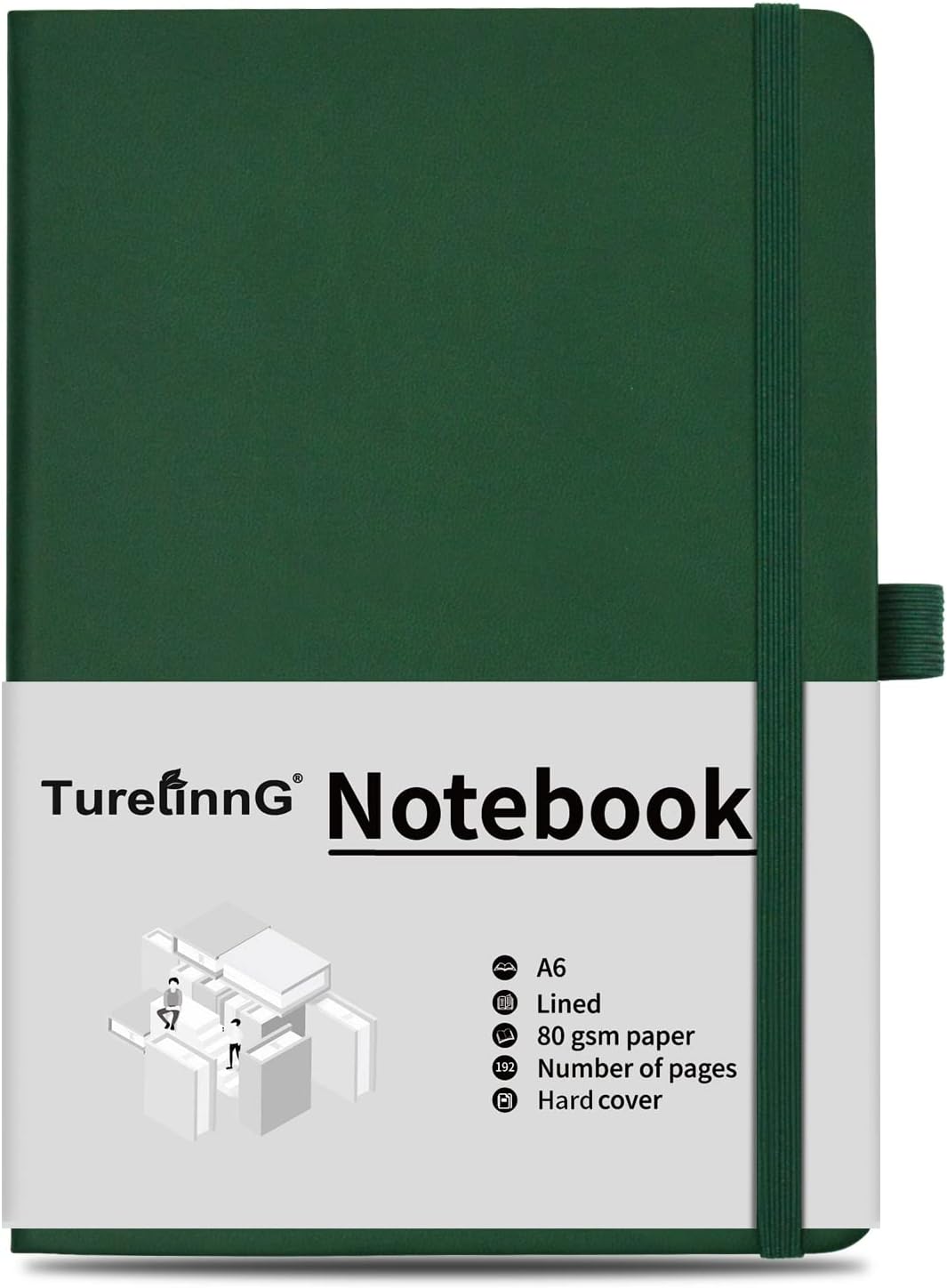 TurelinnG Lined Journal Notebook 192 Pages Office Notebook
