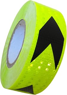 EPASHA Cinta de precauciónCinta Reflectante Cinta de Advertencia de Peligro Impermeable Pegatinas Reflectantes de Seguridad Autoadhesivas 5M * 5Cm/Rojo Negro (Color : Black Green)
