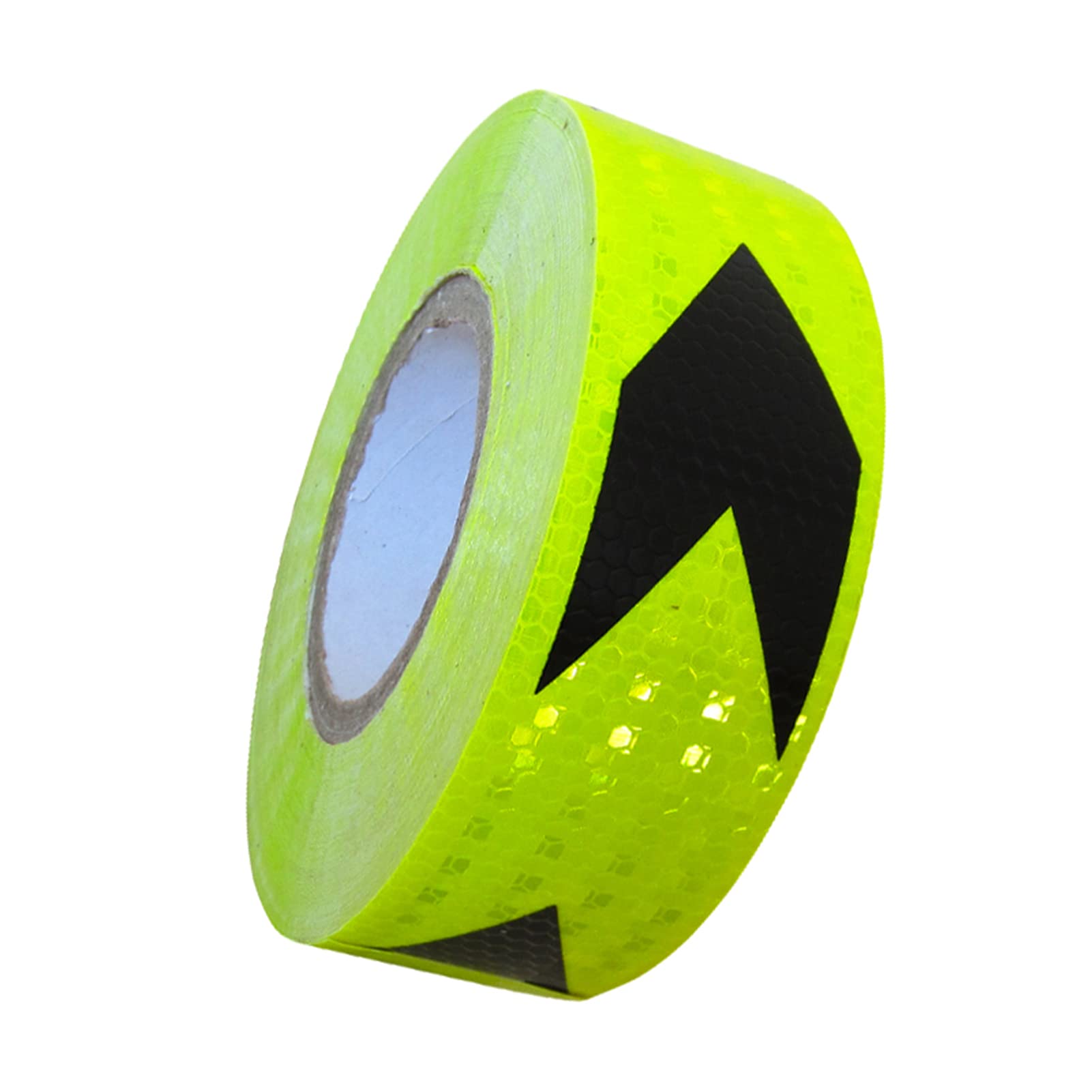 VHcgCGJ reflective tape, Reflective Tape Hazard Warning Self-Adhesive Stickers Bicycle Motorcycle Decoration(Black Green)
