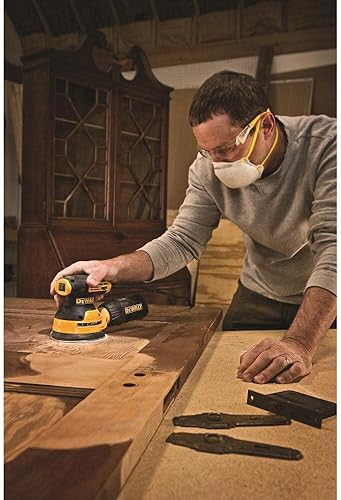 Miniatura 8 de DeWalt DWE6423K velocidad variable lijadora orbital 5