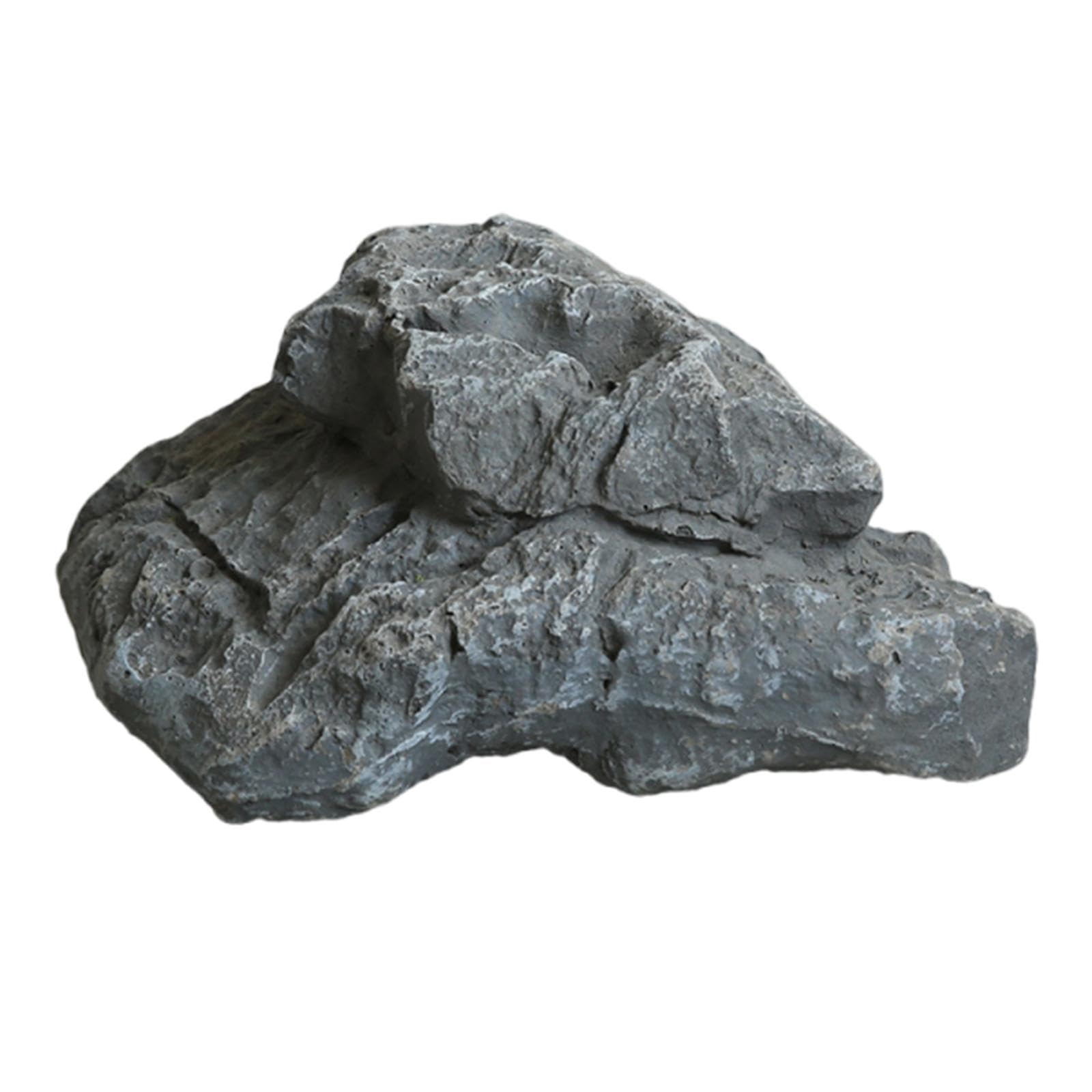 Roche artificielle en gris de 28x17x13cm pour aménagement paysager réaliste