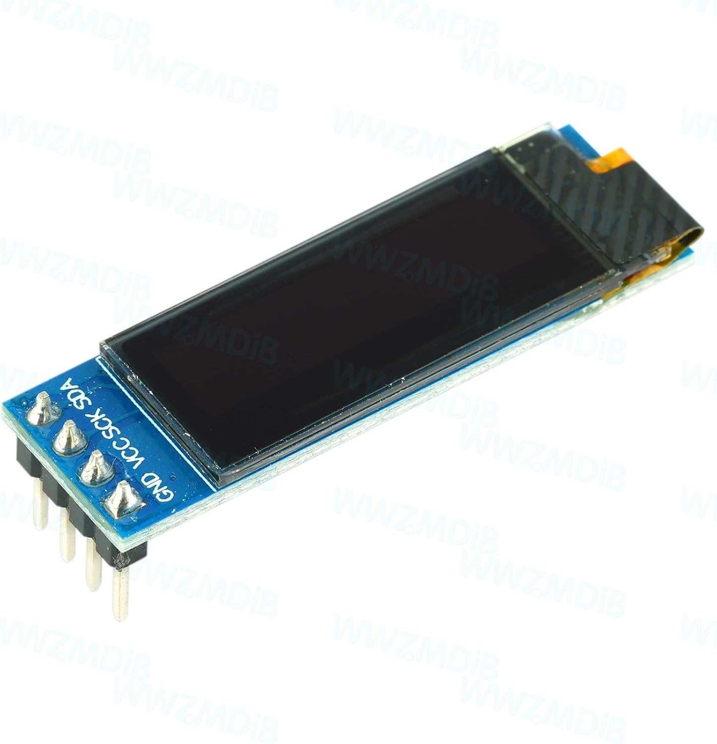 WWZMDiB 3 Pcs 0.91″ OLED Display Screen with I2C IIC SSD1306 Compatible with for Arduino Raspberry Pi ESP32 STM