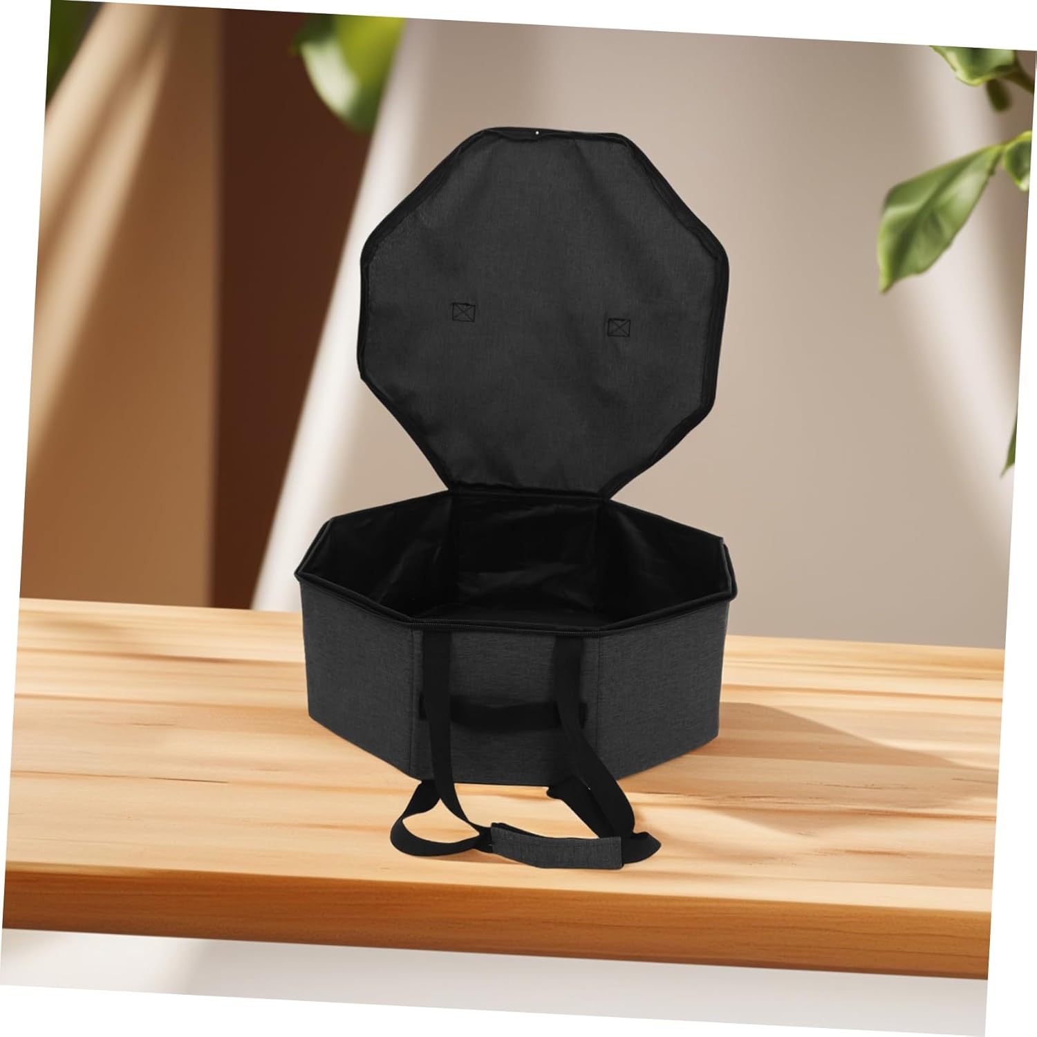 Cabilock Canvas Cowboy Hat Storage Bag Foldable Hat Box for Travel Storage Men Women Cap Carrier