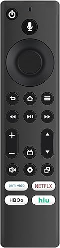 Miniatura 2 de NS-RCFNA-21 Reemplazo de control remoto para Insignia TV Edition con micrófono con Prime Video Netflix HBO Hulu NS-43DF710NA21 NS-50DF710NA21