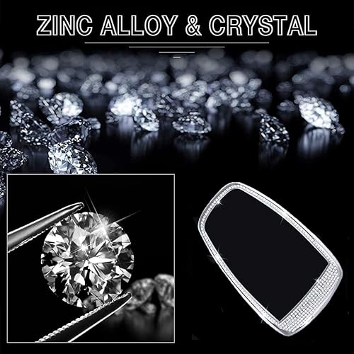 Miniatura 5 de CONGCONG Para Mercedes Benz Interior Media Control Cubierta Bling Crystal Accesorios Compatible con Mercedes-Benz Accesorios