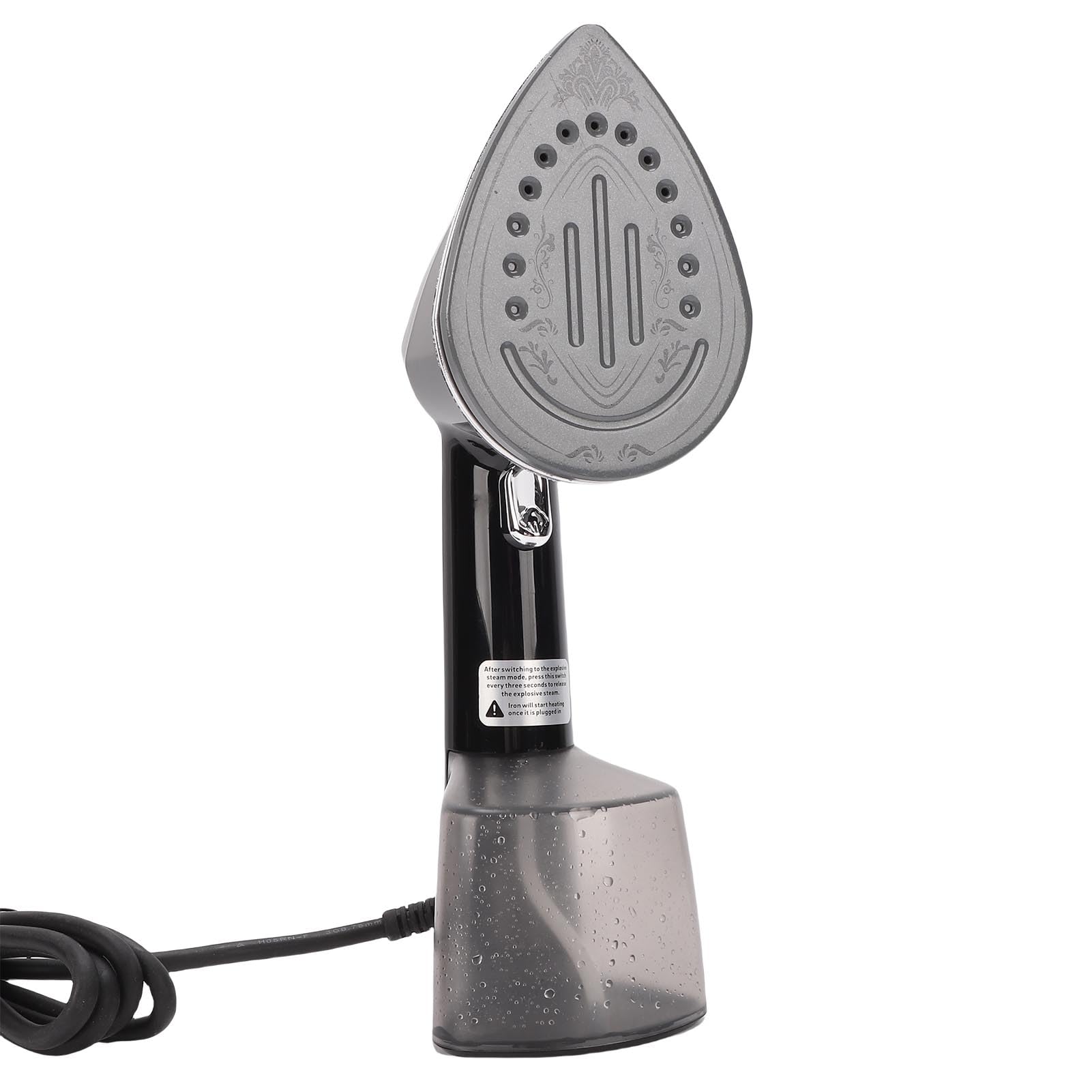 Cocoarm Fer à Vapeur Portable 1500W, pour Vêtements, Dissolvant de Rides, Réservoir D'eau de 250ML, Facile à Utiliser pour la Maison et les Voyages, Noir