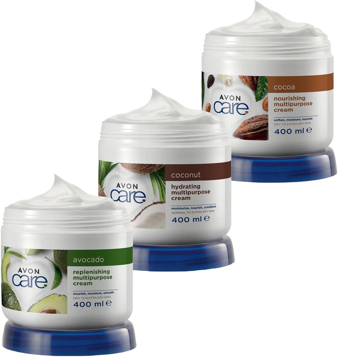 Avon Care Avokado, Kakao ve Hindistan Cevizi Yağı İçeren Çok Amaçlı Krem Paketi