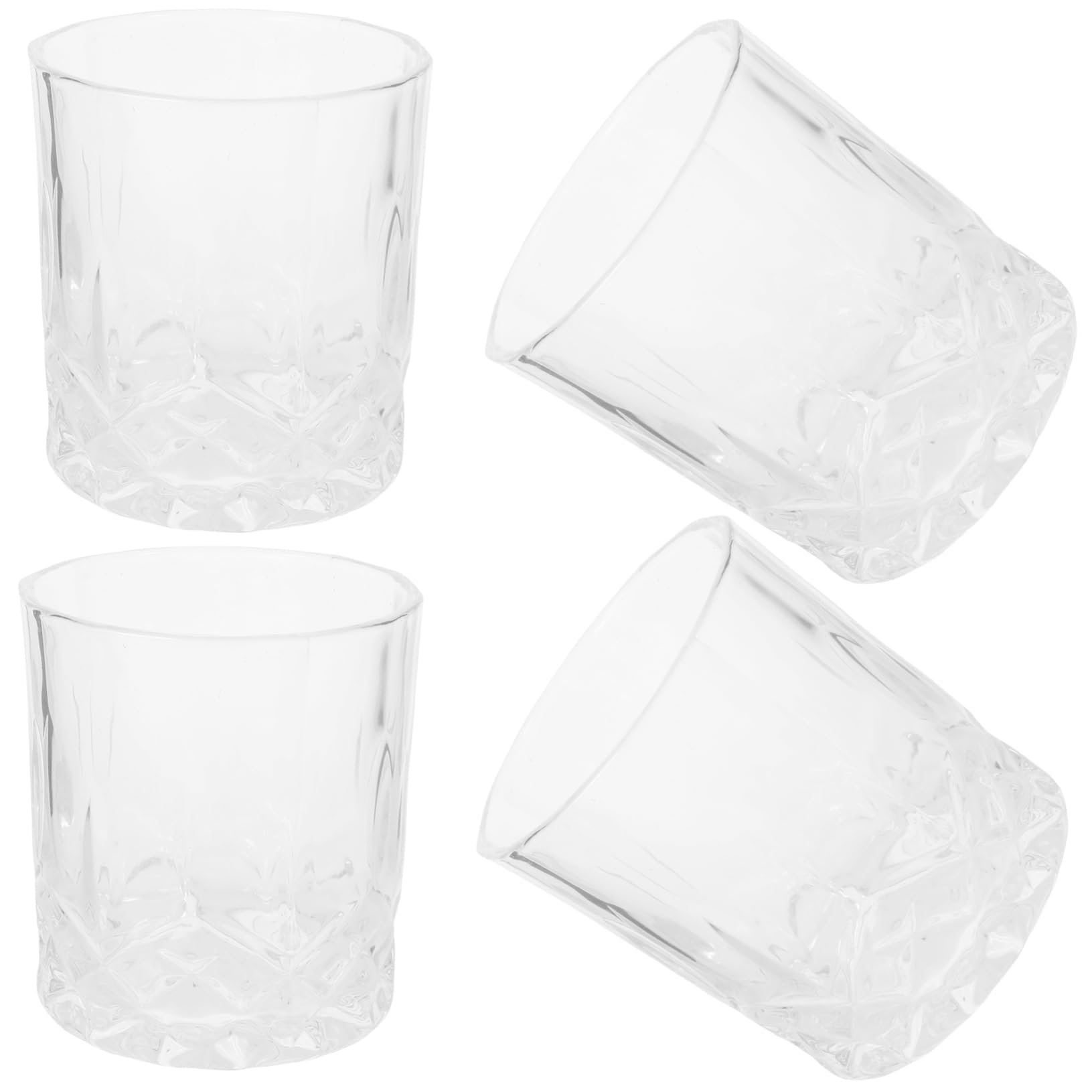 Ciieeo 5 Sätze Whiskyglas Kaffeetassen Mit Deckel Trinkbrille Barbrille Martini Bechergläser Trinkgläser Klein Weißweingläser Bruchsichere Trinkgläser Cocktail Transparent 4 Stücke * 5