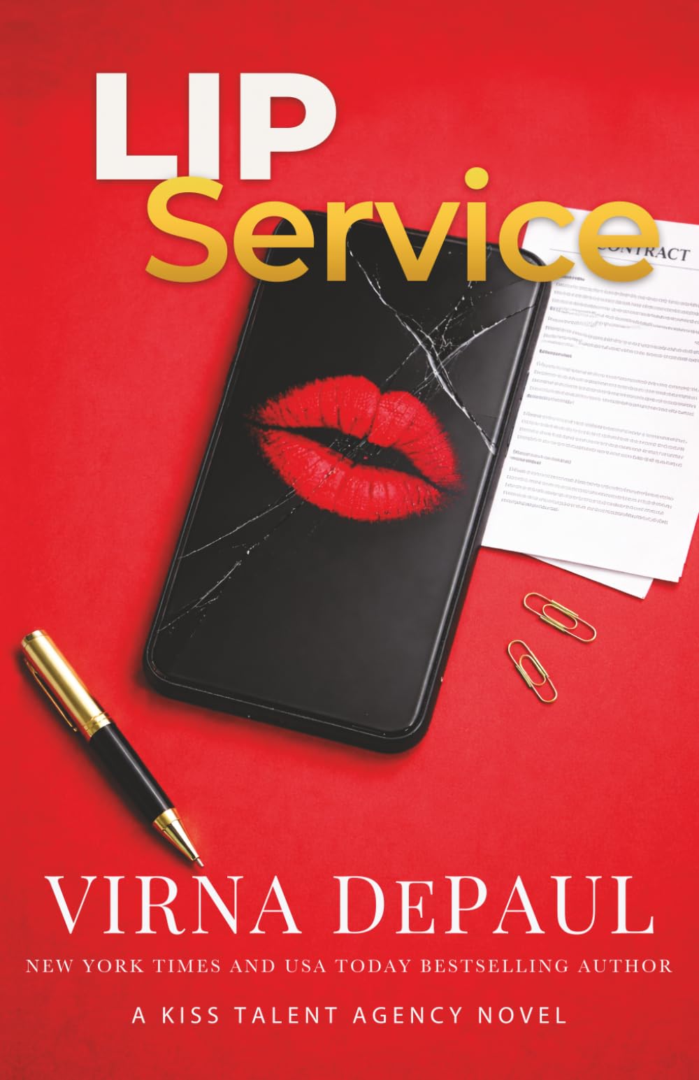 Lip Service: An Enemies to Lovers Sports Agent Romance (Kiss Talent Agency)
