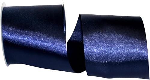 Reliant Ribbon 5100-055-10K Ribbon, 4 Inch X 50 Yards, Navy