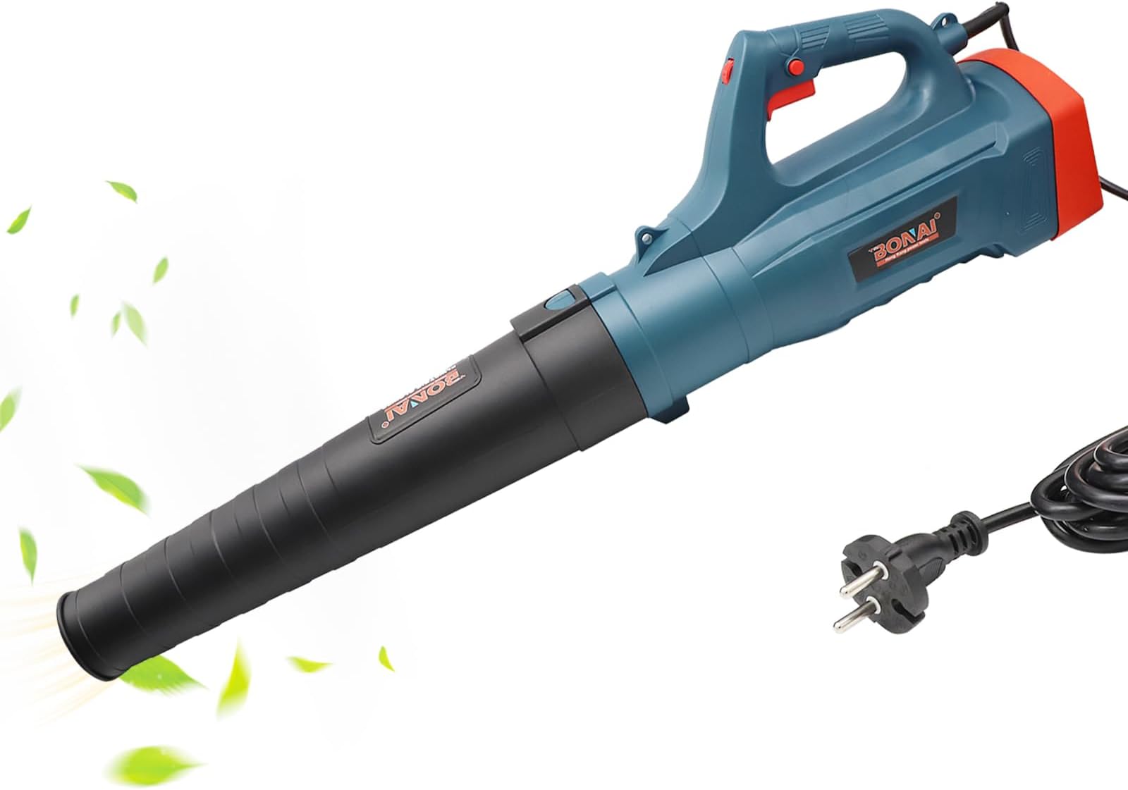 Electric Leaf Blower 3800W High Power 6 Variable Speeds Lawn Driveway Patio and Villa Cleaning 90CM Length Multifunctional Yard Care Tool